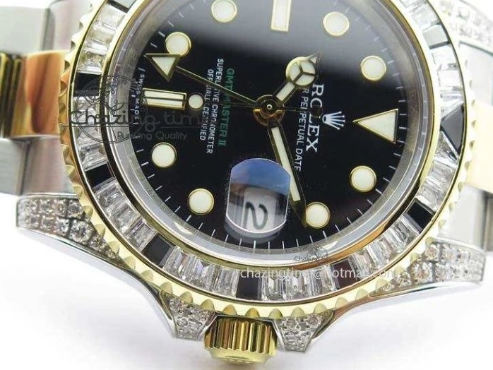 Bracelet Black On Bp-Maker SS YG SS Ruby 116759 Dial GMT-Master II YG Crystal A3186 Black 0127